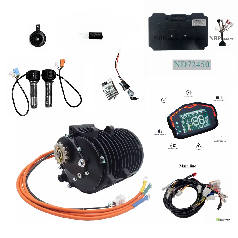 Mid Drive Motor Kit 72V 3000W - طقم تحويل محرك QS 138 3000W