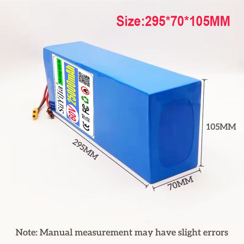 16S5P 60 فولت بطارية 25AH 1865 - مراجعة 60V 30Ah Electric Scooter Battery وسعره